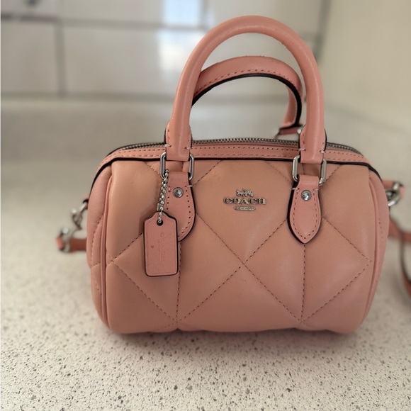 Coach Blush Quilted Crossbody Bag - Picture 6 of 9